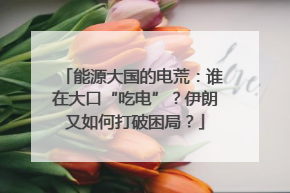 能源大国的电荒：谁在大口“吃电”？伊朗又如何打破困局？
