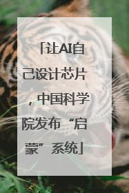让AI自己设计芯片，中国科学院发布“启蒙”系统