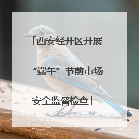 西安经开区开展“端午”节前市场安全监督检查