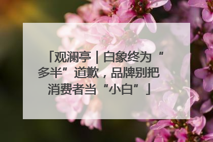 观澜亭｜白象终为“多半”道歉，品牌别把消费者当“小白”