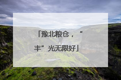 豫北粮仓，“丰”光无限好