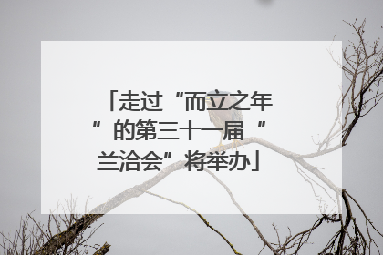 走过“而立之年”的第三十一届“兰洽会”将举办