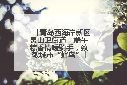 青岛西海岸新区灵山卫街道：端午粽香情暖骑手，致敬城市“蜂鸟”