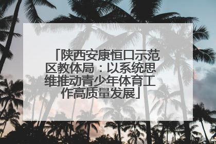 陕西安康恒口示范区教体局：以系统思维推动青少年体育工作高质量发展