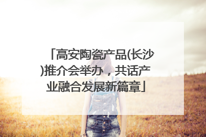高安陶瓷产品(长沙)推介会举办，共话产业融合发展新篇章
