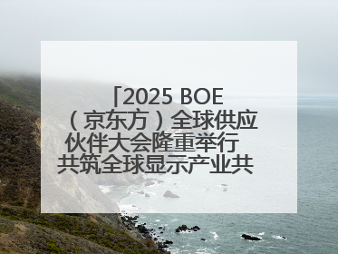 2025 BOE（京东方）全球供应伙伴大会隆重举行 共筑全球显示产业共生共赢新格局
