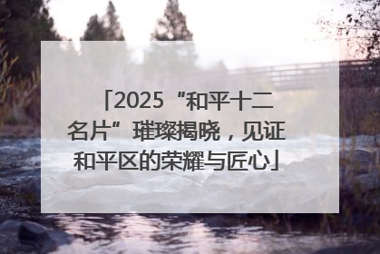 2025“和平十二名片”璀璨揭晓，见证和平区的荣耀与匠心