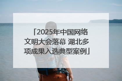 2025年中国网络文明大会落幕 湖北多项成果入选典型案例