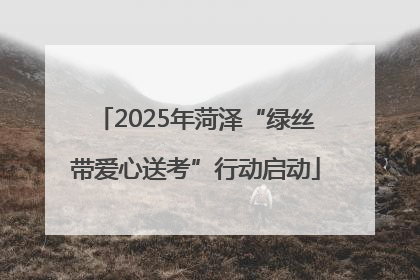 2025年菏泽“绿丝带爱心送考”行动启动