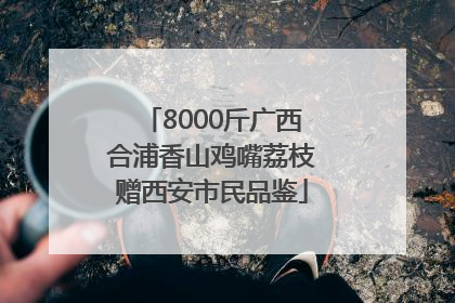 8000斤广西合浦香山鸡嘴荔枝赠西安市民品鉴