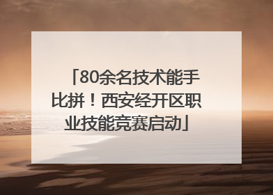 80余名技术能手比拼！西安经开区职业技能竞赛启动